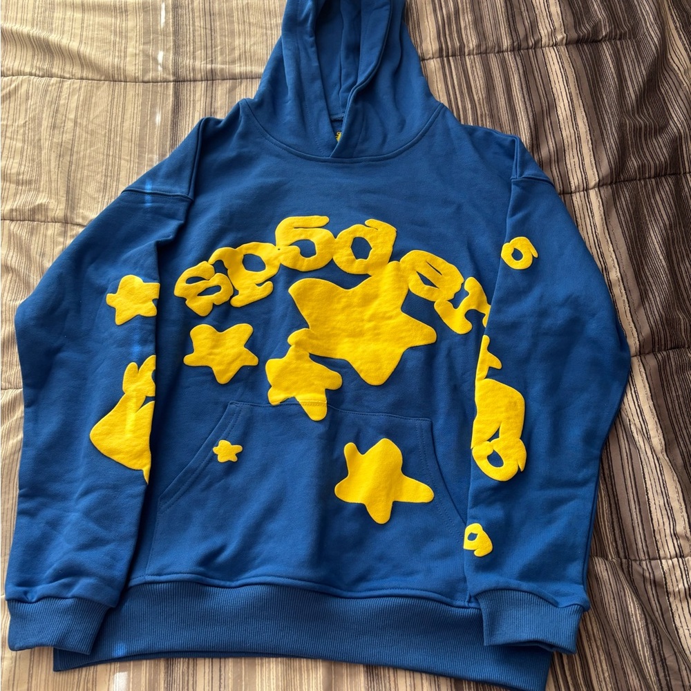 Blue and Yellow Hoodie